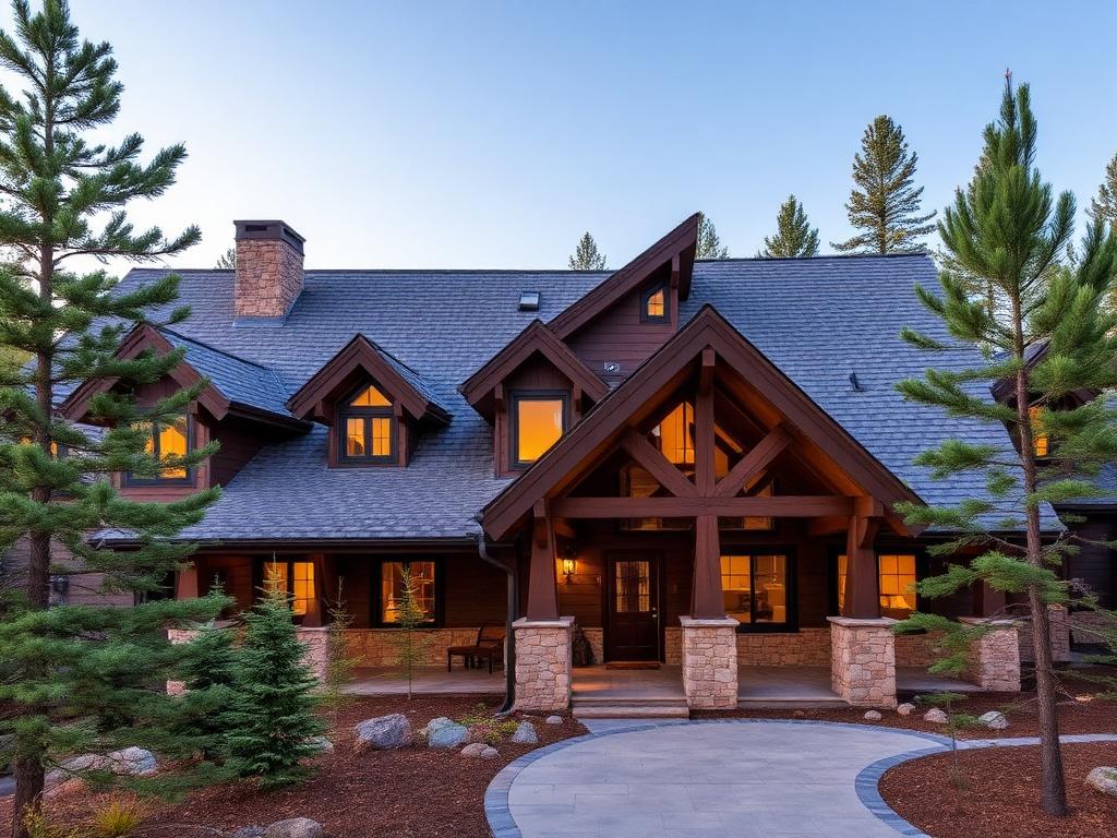 Newly replaced shingle roof on a home in Alpine, Utah