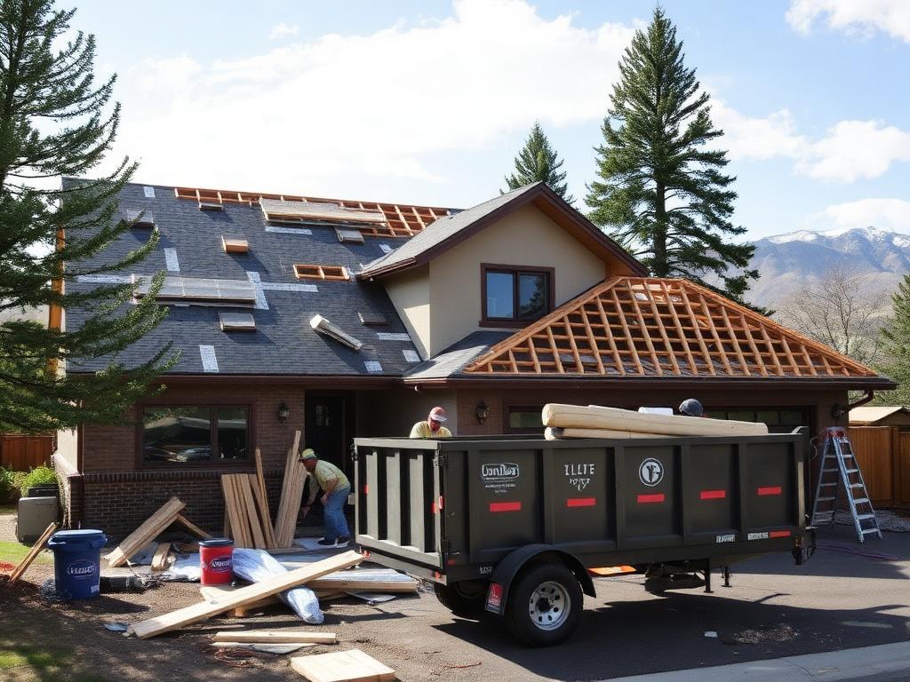 DFNDR roofing crew inspecting a American Fork home