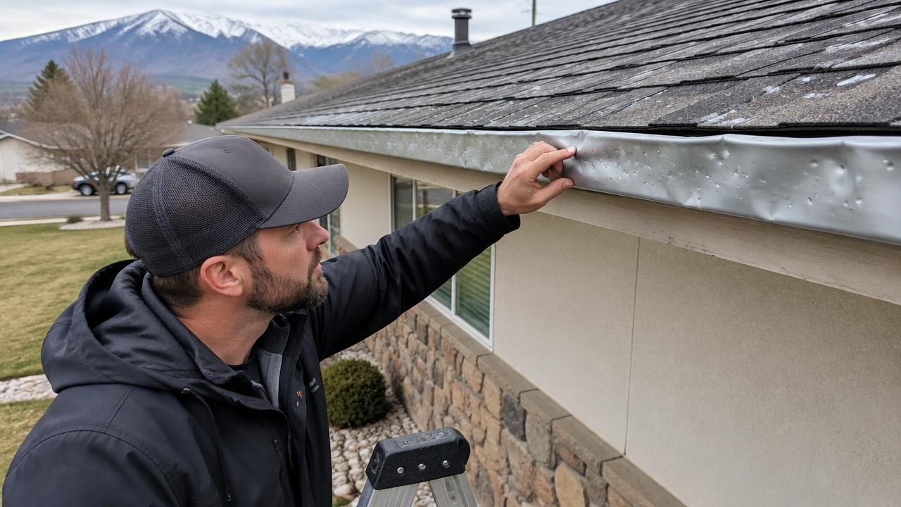 DFNDR roofing crew inspecting a Clearfield home