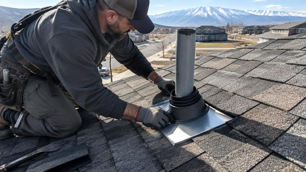DFNDR roofing crew inspecting a Clinton home