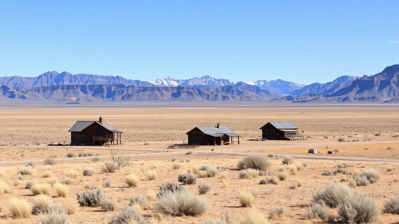 Homes and rooftops in Elberta, Utah
