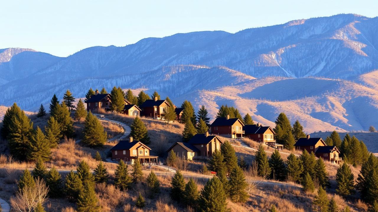 Homes and rooftops in Elk Ridge, Utah