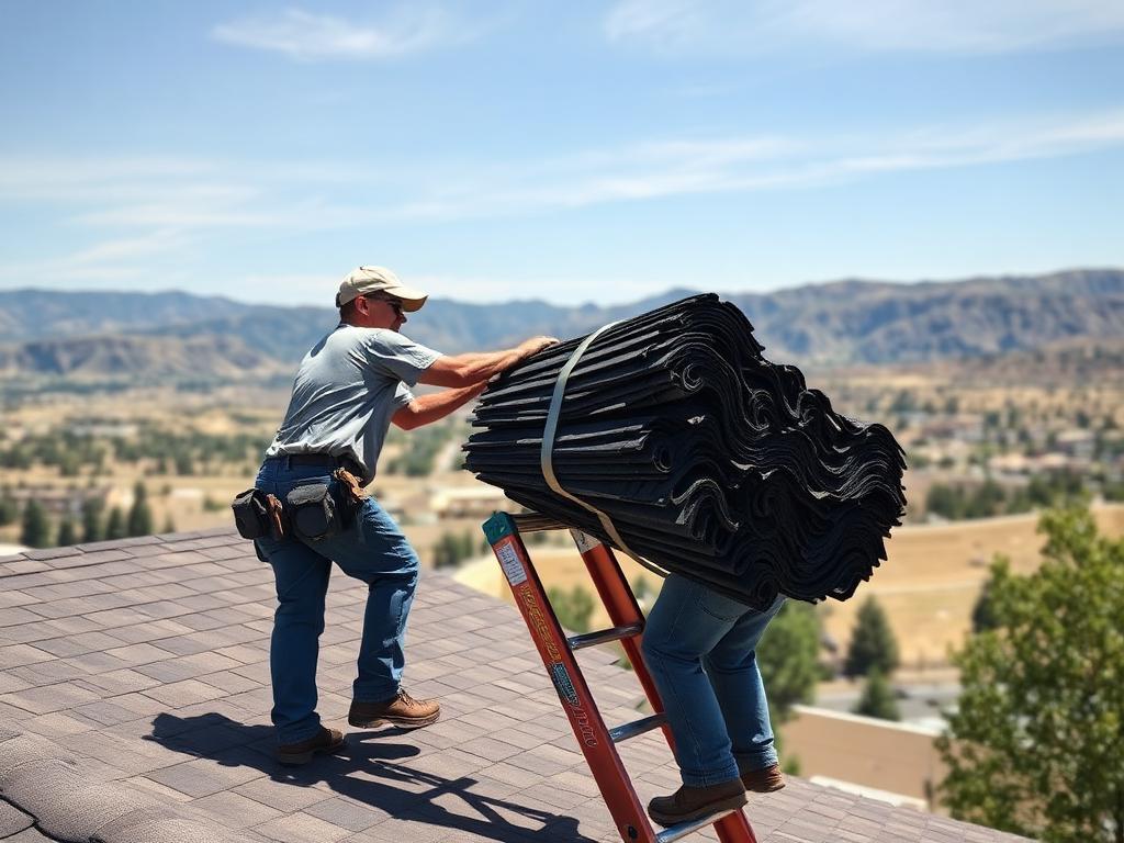 DFNDR roofing crew inspecting a Fairfield home