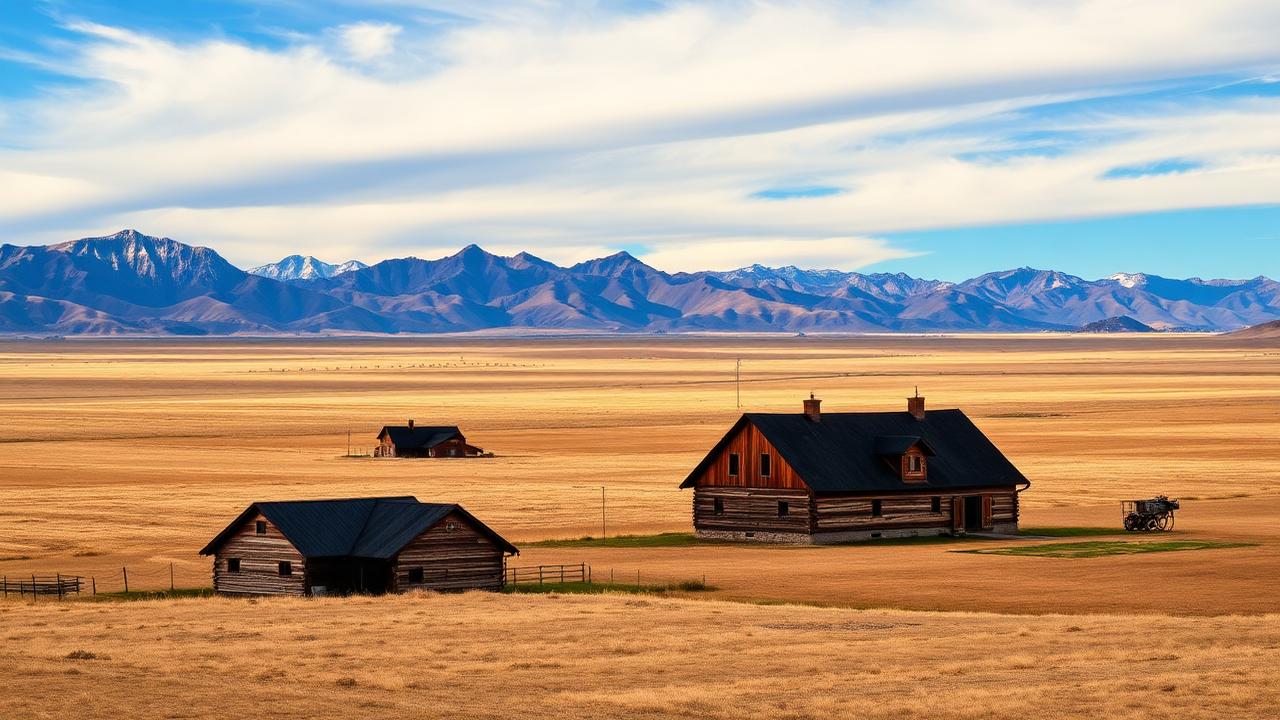 Homes and rooftops in Genola, Utah