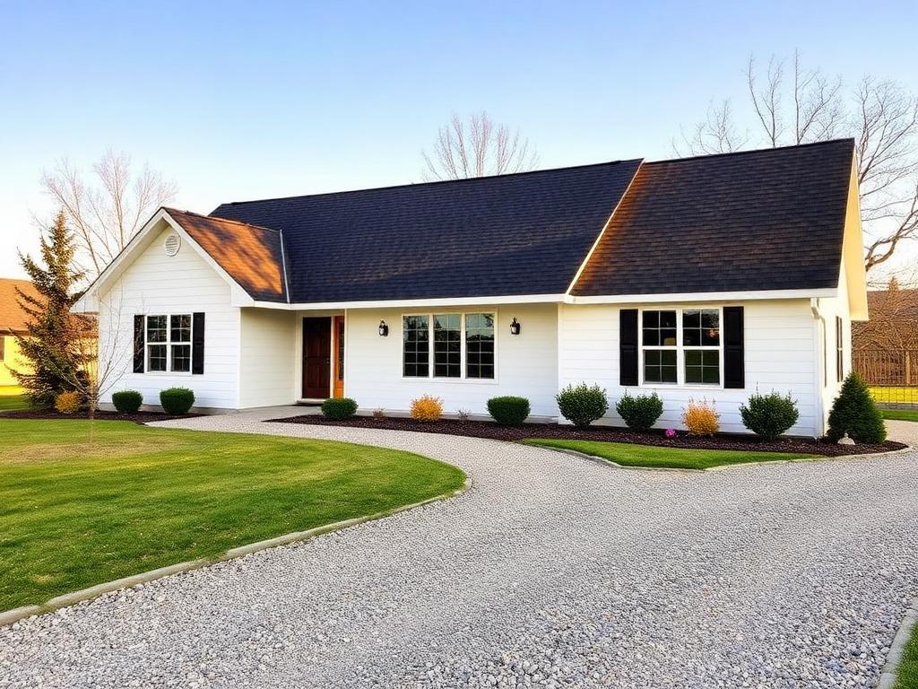 Newly replaced shingle roof on a home in Goshen, Utah