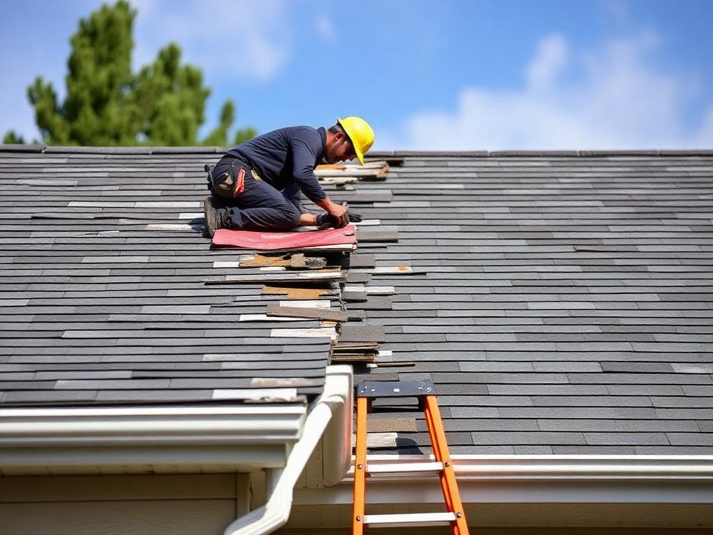 DFNDR roofing crew inspecting a Lindon home