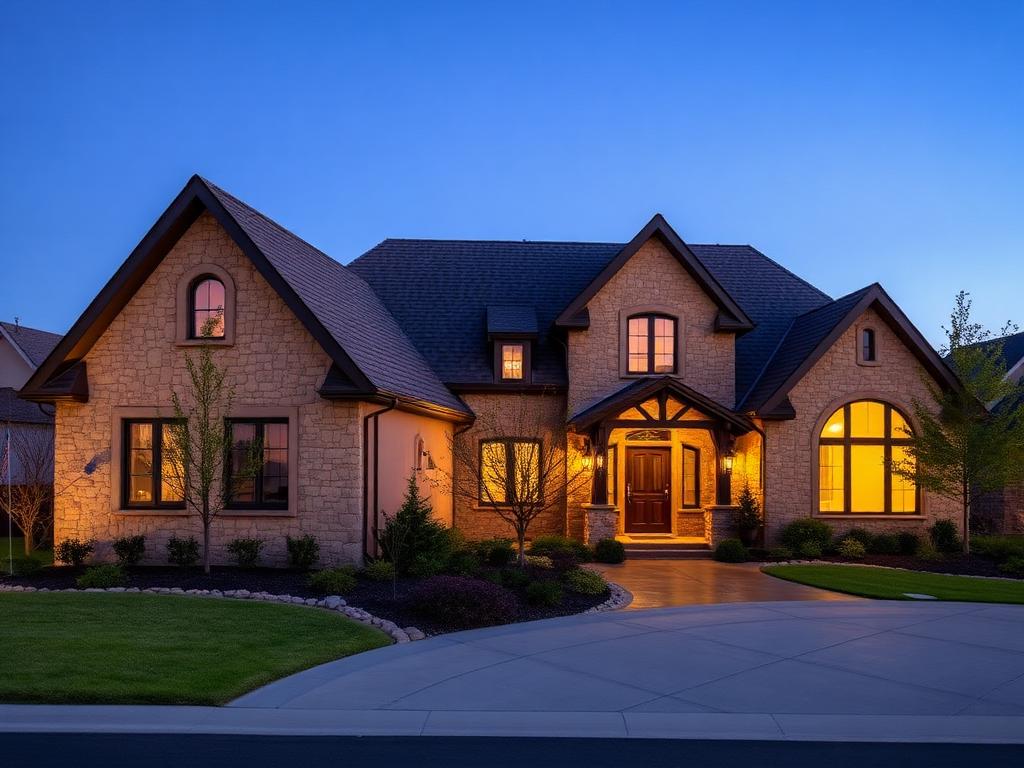 Newly replaced shingle roof on a home in Mapleton, Utah