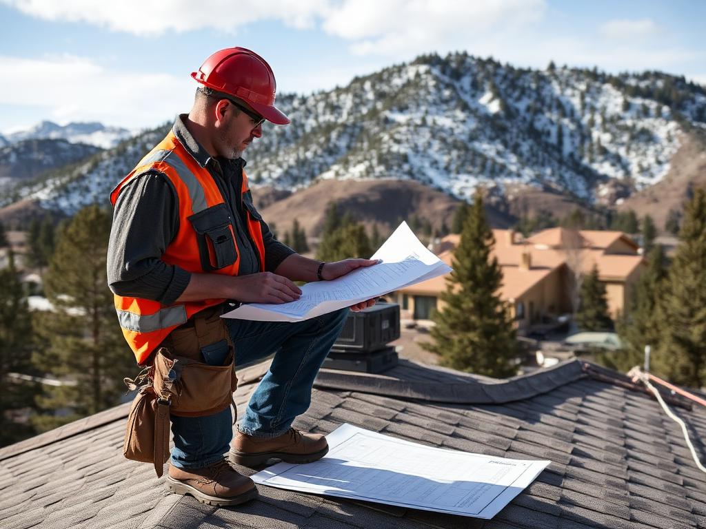 DFNDR roofing crew inspecting a Mapleton home
