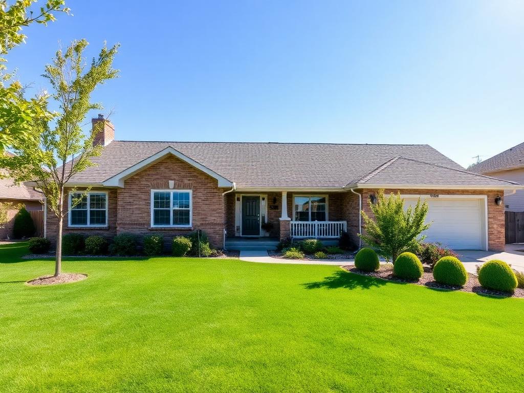 Newly replaced shingle roof on a home in Orem, Utah