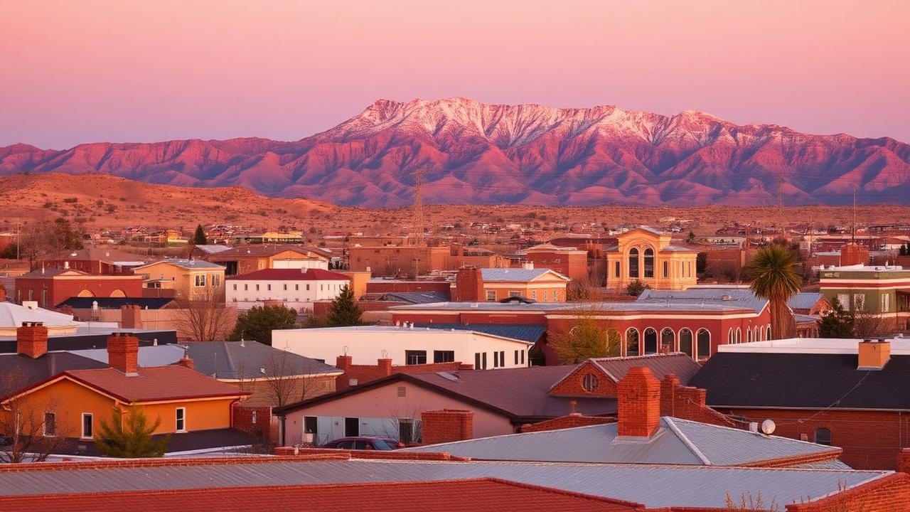 Homes and rooftops in Payson, Utah