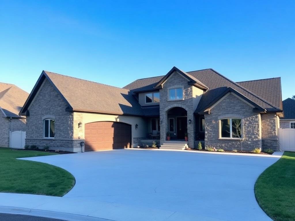 Newly replaced shingle roof on a home in Spanish Fork, Utah