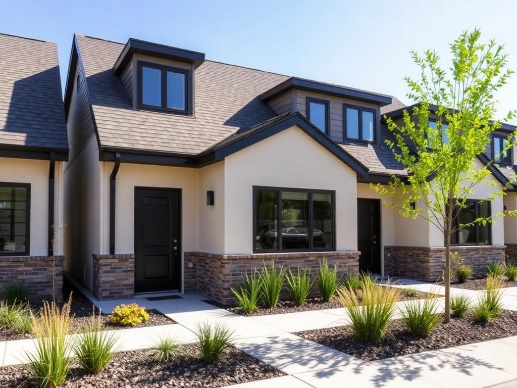 Newly replaced shingle roof on a home in Vineyard, Utah