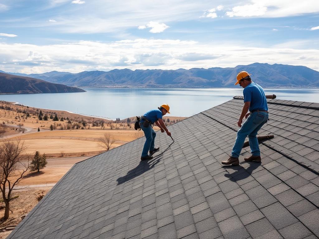 DFNDR roofing crew inspecting a Vineyard home