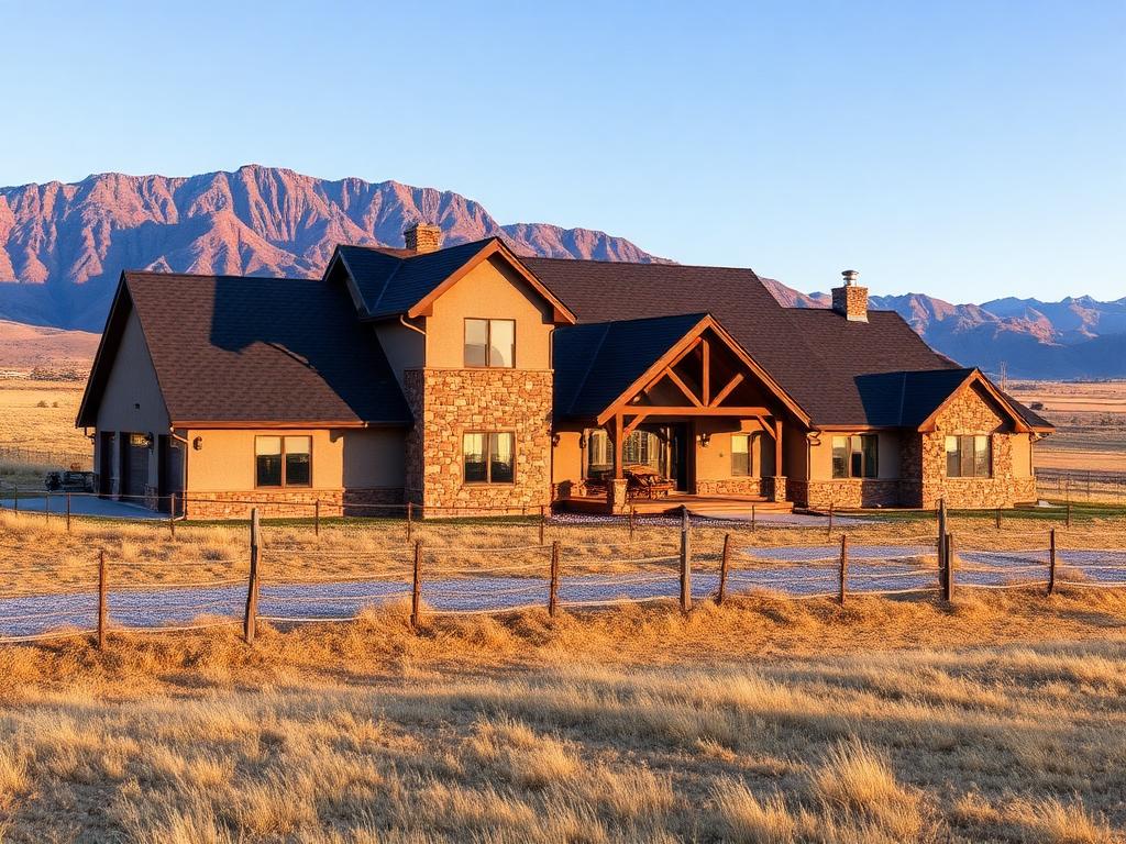 Newly replaced shingle roof on a home in West Mountain, Utah